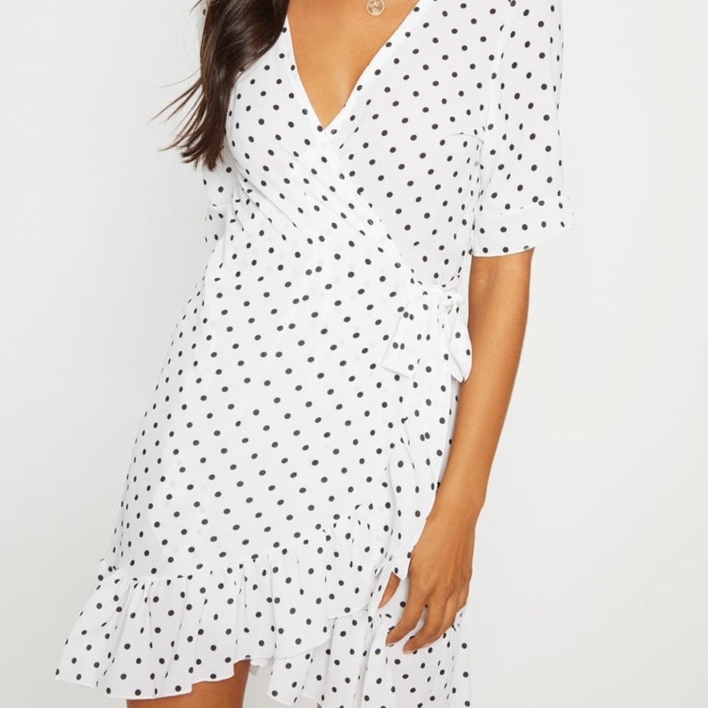 Pretty Little Things Wrap Over Dress